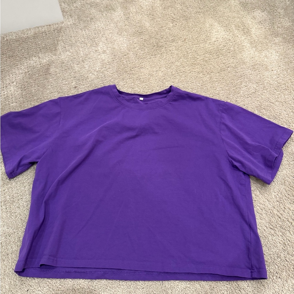Amazon Women's Short Sleeve Tee - Purple